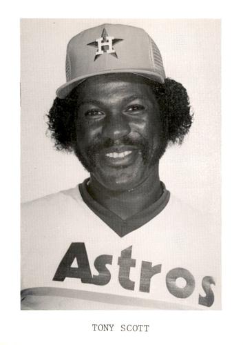 1982 Houston Astros Photocards #NNO Tony Scott Front