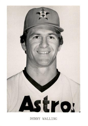 1982 Houston Astros Photocards #NNO Denny Walling Front