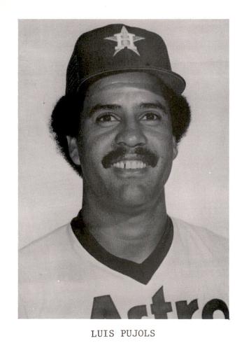 1983 Houston Astros Photocards #NNO Luis Pujols Front