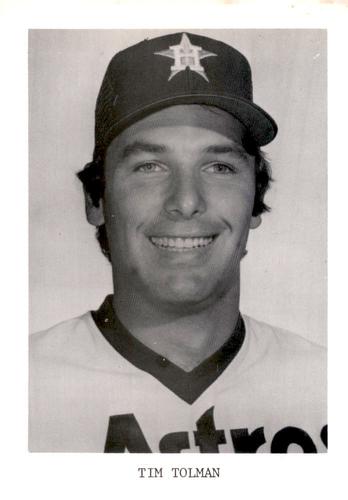 1983 Houston Astros Photocards #NNO Tim Tolman Front