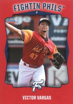 2023 Choice Reading Fightin Phils Update #29 Victor Vargas Front