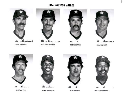 1984 Houston Astros Photos #NNO Phil Garner Front
