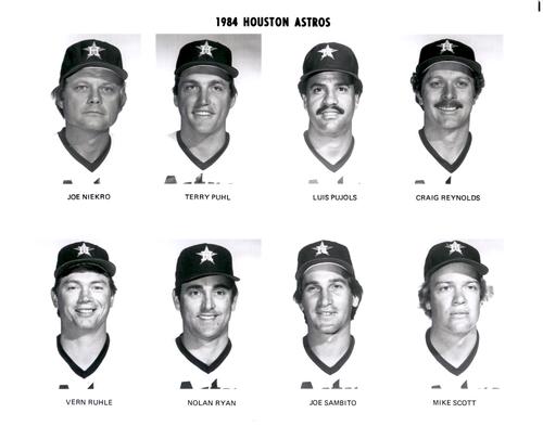 1984 Houston Astros Photos #NNO Joe Niekro Front