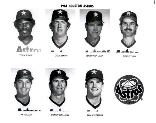 1984 Houston Astros Photos #NNO Tony Scott Front