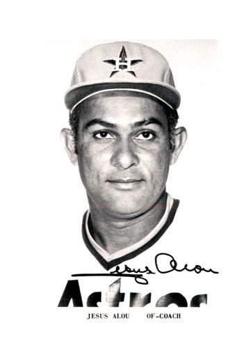 1979 Houston Astros Photocards #NNO Jesus Alou Front