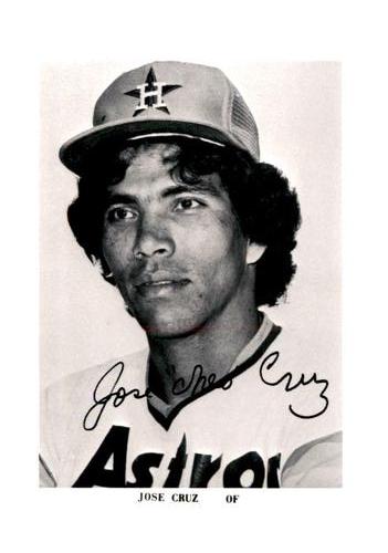 1979 Houston Astros Photocards #NNO Jose Cruz Front