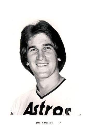 1979 Houston Astros Photocards #NNO Joe Sambito Front