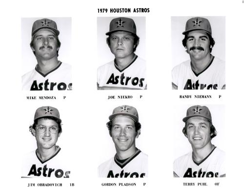 1979 Houston Astros Photos #NNO Mike Mendoza Front
