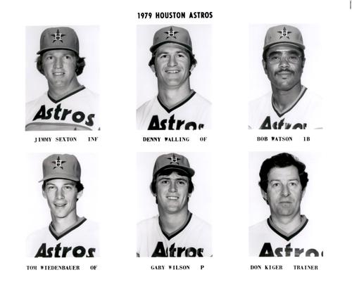 1979 Houston Astros Photos #NNO Jimmy Sexton Front