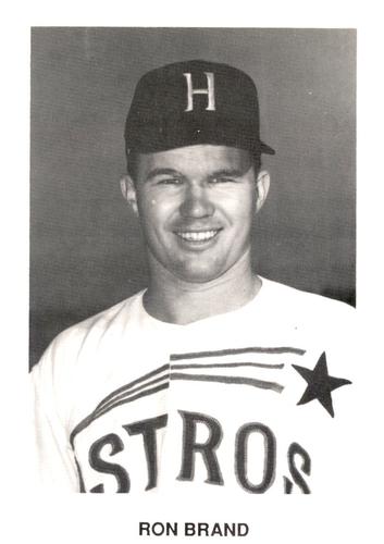 1987 Koppa 1965 Houston Astros Commemorative Photocards #NNO Ron Brand Front