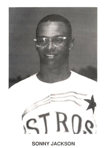 1987 Koppa 1965 Houston Astros Commemorative Photocards #NNO Sonny Jackson Front