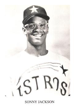 1987 Koppa Houston Astros Shooting Star Era Commemorative Photocards Series 1 #NNO Sonny Jackson Front