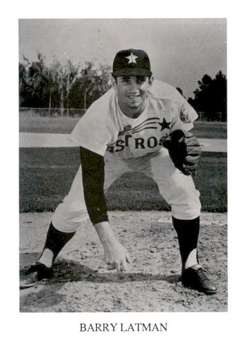 1987 Koppa Houston Astros Shooting Star Era Commemorative Photocards Series 3 #NNO Barry Latman Front