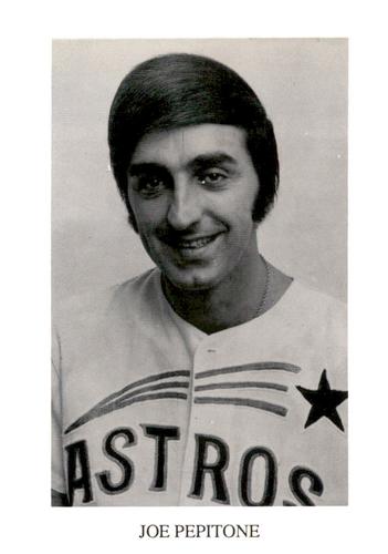 1987 Koppa Houston Astros Shooting Star Era Commemorative Photocards Series 3 #NNO Joe Pepitone Front