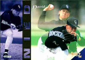 1994 Select #113 David Nied Front
