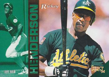 1994 Select #254 Rickey Henderson Front