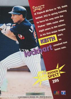 1994 Select #395 Keith Lockhart Back