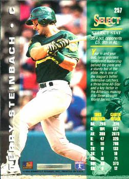 1994 Select #257 Terry Steinbach Back