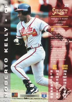 1994 Select #312 Roberto Kelly Back