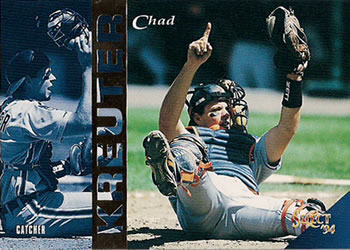 1994 Select #327 Chad Kreuter Front
