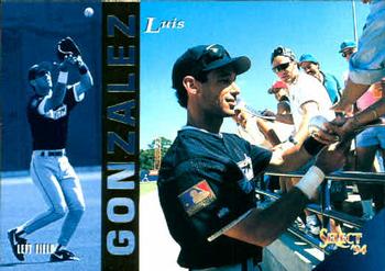 1994 Select #348 Luis Gonzalez Front