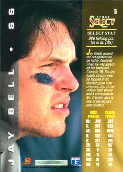 1994 Select #5 Jay Bell Back