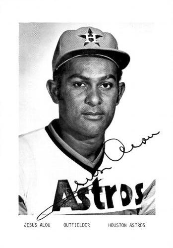 1978 Houston Astros Photocards #NNO Jesus Alou Front