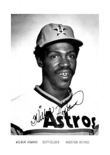 1978 Houston Astros Photocards #NNO Wilbur Howard Front