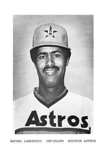 1978 Houston Astros Photocards #NNO Rafael Landestoy Front