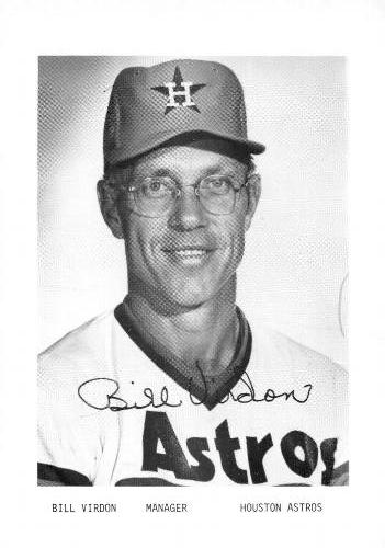 1978 Houston Astros Photocards #NNO Bill Virdon Front