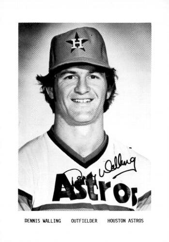 1978 Houston Astros Photocards #NNO Dennis Walling Front