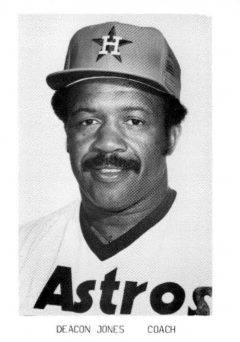 1981 Houston Astros Photocards #NNO Deacon Jones Front