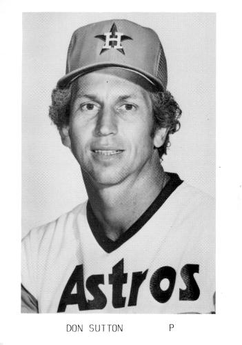 1981 Houston Astros Photocards #NNO Don Sutton Front