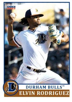 2023 Choice Durham Bulls #31 Elvin Rodriguez Front