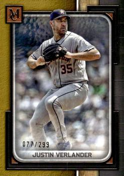 2023 Topps Museum Collection - Gold #44 Justin Verlander Front