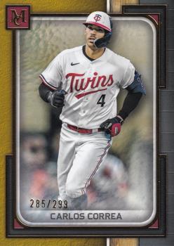 2023 Topps Museum Collection - Gold #58 Carlos Correa Front