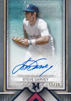 2023 Topps Museum Collection - Archival Autographs Sapphire #AA-SG Steve Garvey Front