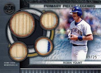 2023 Topps Museum Collection - Single-Player Primary Pieces Quad Relic Legends #SPPQRL-RY Robin Yount Front
