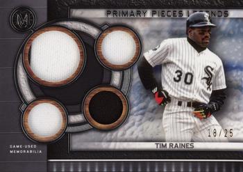 2023 Topps Museum Collection - Single-Player Primary Pieces Quad Relic Legends #SPPQRL-TR Tim Raines Front