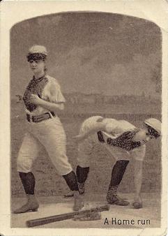 1880 Girl Series Baseball Comics (H804-41) #NNO A Home run Front