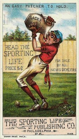 1880 Sporting Life Baseball Comics (H804-8A) #NNO An Easy Pitcher To Hold. Front