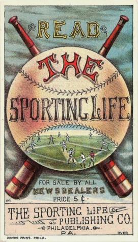 1880 Sporting Life Baseball Comics (H804-8A) #NNO Read the Sporting Life Front