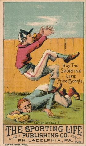 1880 Sporting Life Baseball Comics (H804-8C) #NNO Safe At Second? Front