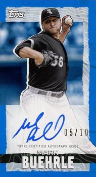 2023 Topps Rip - Mini Autographs Blue #TRA-MB Mark Buehrle Front