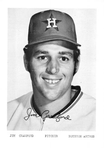 1973 Houston Astros Photocards #NNO Jim Crawford Front