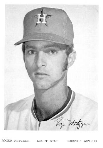 1973 Houston Astros Photocards #NNO Roger Metzger Front