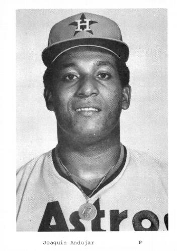 1980 Houston Astros Photocards #NNO Joaquin Andujar Front
