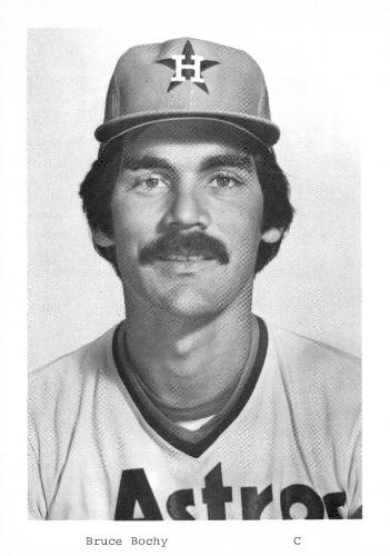 1980 Houston Astros Photocards #NNO Bruce Bochy Front