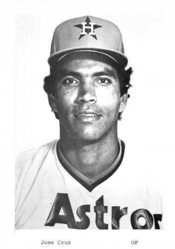 1980 Houston Astros Photocards #NNO Jose Cruz Front