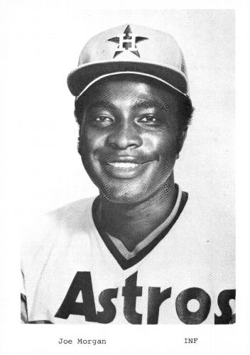 1980 Houston Astros Photocards #NNO Joe Morgan Front